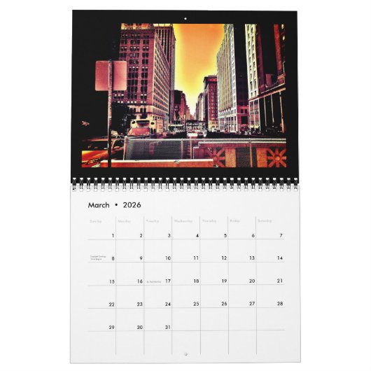 New York Kalender (Mar 2026)