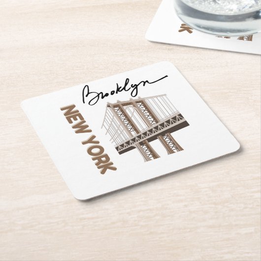 NEW YORK KARTONNEN ONDERZETTERS (Schuin)