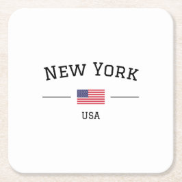 New York Kartonnen Onderzetters