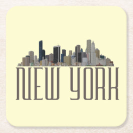 NEW YORK KARTONNEN ONDERZETTERS