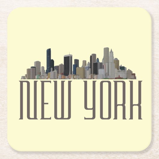 NEW YORK KARTONNEN ONDERZETTERS (Voorkant)