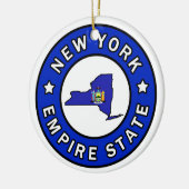New York Keramisch Ornament (Links)