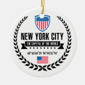 New York Keramisch Ornament (Voorkant)