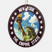 New York Keramisch Ornament (Links)