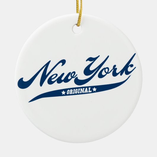 New York Keramisch Ornament (Voorkant)