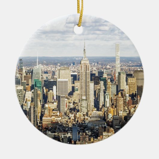 New York Keramisch Ornament (Voorkant)