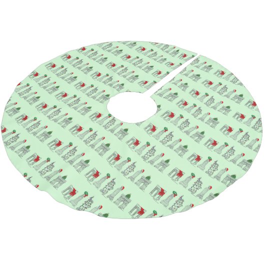 New York Kerstmis NYC Landmarks Architecture Kerstboom Rok (Gekanteld)