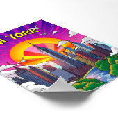 New York kleurrijk Poster (Hoek)