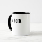 New York koffie Mok (Voorkant links)