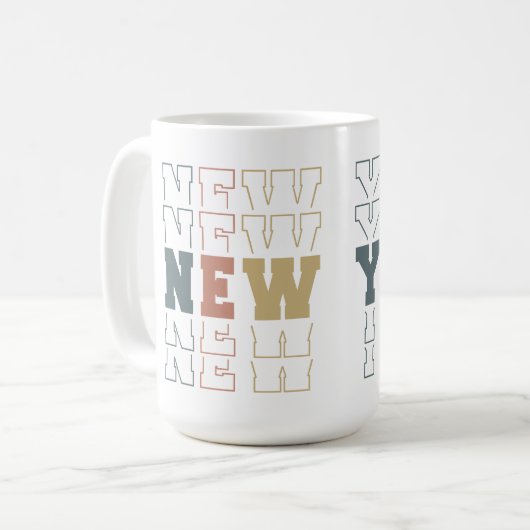 New York Koffiemok (Voorkant links)