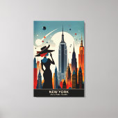 New York: Land van eindeloze mogelijkheden Canvas Afdruk (Voorkant)