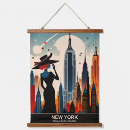 New York: Land van eindeloze mogelijkheden Hangend Wandkleed