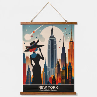 New York: Land van eindeloze mogelijkheden Hangend Wandkleed