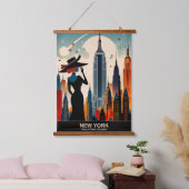 New York: Land van eindeloze mogelijkheden Hangend Wandkleed (Slaapkamer)
