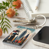 New York: Land van eindeloze mogelijkheden Sleutelhanger (Voorkant Rechts)