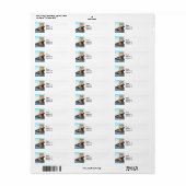 New York-landhoofd van de Brooklyn Bridge Etiket (Full Sheet)