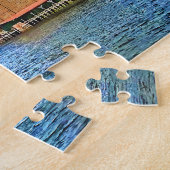 New York-landhoofd van de Brooklyn Bridge Legpuzzel (Zijkant)