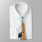 New York-landhoofd van de Brooklyn Bridge Stropdas (Gebonden)