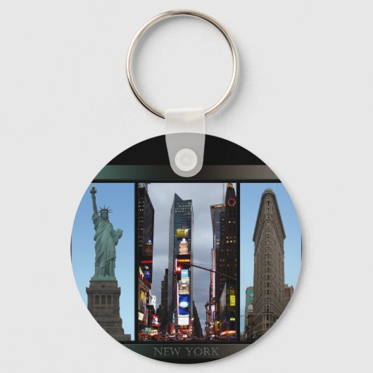New York Landmarks Sleutelhanger New York Souvenir (Voorkant)