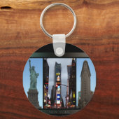New York Landmarks Sleutelhanger New York Souvenir (Voorkant)