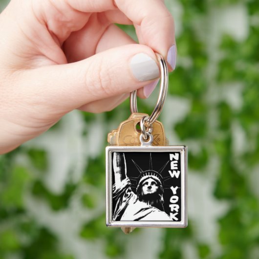 New York Landmarks Sleutelhanger New York Souvenir (Hand)