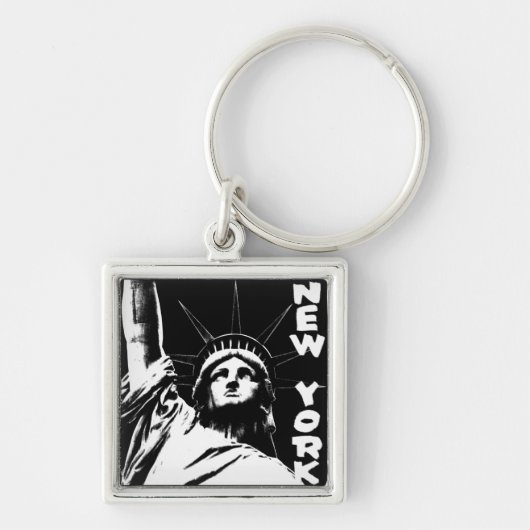 New York Landmarks Sleutelhanger New York Souvenir (Voorkant)