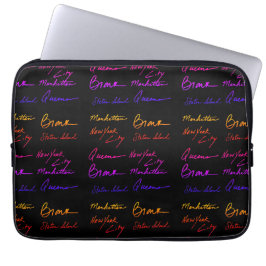 NEW YORK LAPTOP SLEEVE