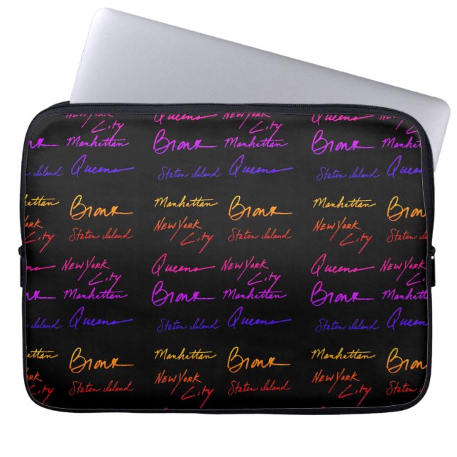NEW YORK LAPTOP SLEEVE (Voorkant)