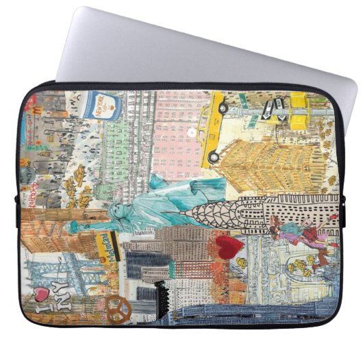 New York-laptophoes Laptop Sleeve (Voorkant)