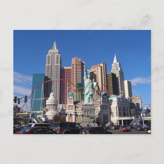 New York Las Vegas Afbeelding Briefkaarten (Voorkant)
