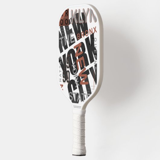 New York Legacy: De stadsdelen in Bold Pickleball Paddle (Links)