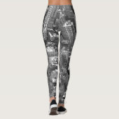New York Leggings NYC Cityscape Stretchy Pants (Achterkant)