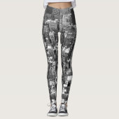 New York Leggings NYC Cityscape Stretchy Pants (Voorkant)