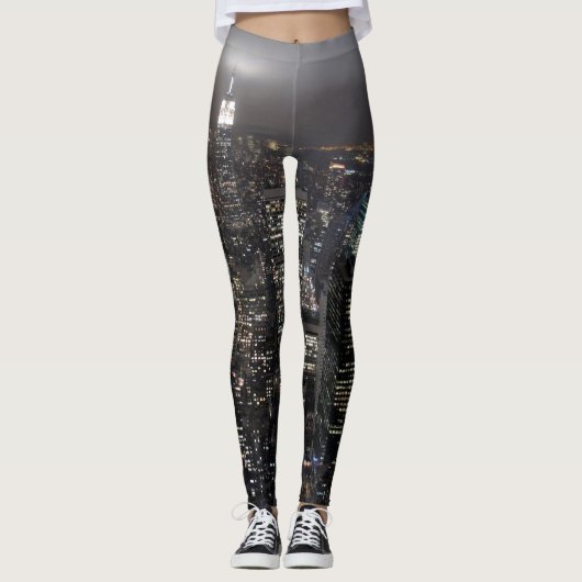 New York Leggings NYC Skyline Stretchy Pants (Voorkant)