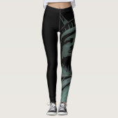 New York Leggings Statue of Liberty Stretchy Pants (Voorkant)