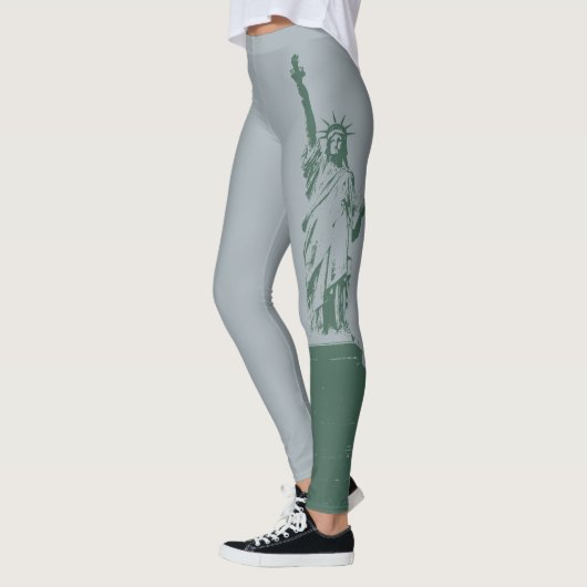 New York Leggings Statue of Liberty Stretchy Pants (Links)