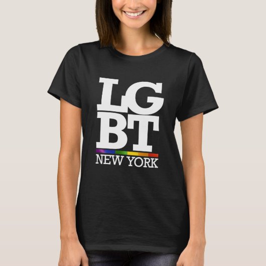 NEW YORK LGBT - .png T-shirt (Voorkant)
