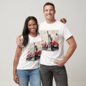 New York Liberty beeld Mannen T-shirt (Unisex)