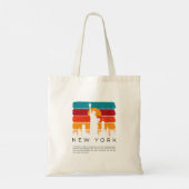 New York Liberty Canvas tas (Achterkant)