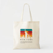 New York Liberty Canvas tas (Voorkant)