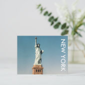 new york liberty lady briefkaart (Staand voorkant)