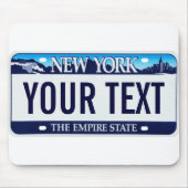 New York licence bord mousepad Muismat (Voorkant)