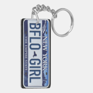 New York License Bord Sleutelhanger CUSTOM