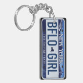 New York License Bord Sleutelhanger CUSTOM (Voorkant Links)