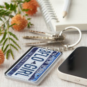 New York License Bord Sleutelhanger CUSTOM (Voorkant Rechts)