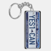 New York License Bord Sleutelhanger CUSTOM (Voorkant Links)