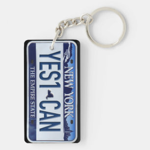 New York License Bord Sleutelhanger CUSTOM