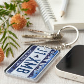 New York License Bord Sleutelhanger CUSTOM (Voorkant Rechts)