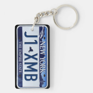 New York License Bord Sleutelhanger CUSTOM