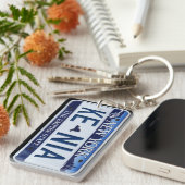 New York License Bord Sleutelhanger CUSTOM (Voorkant Rechts)